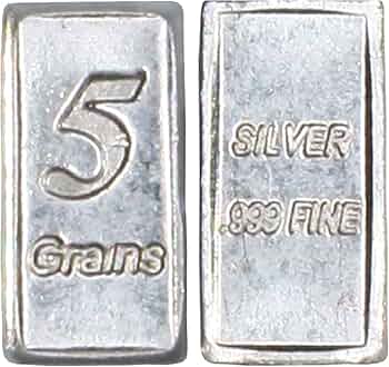 Amazon.co.jp: 5~5粒のソリッドシルバー .999純ファインバー 貴金属